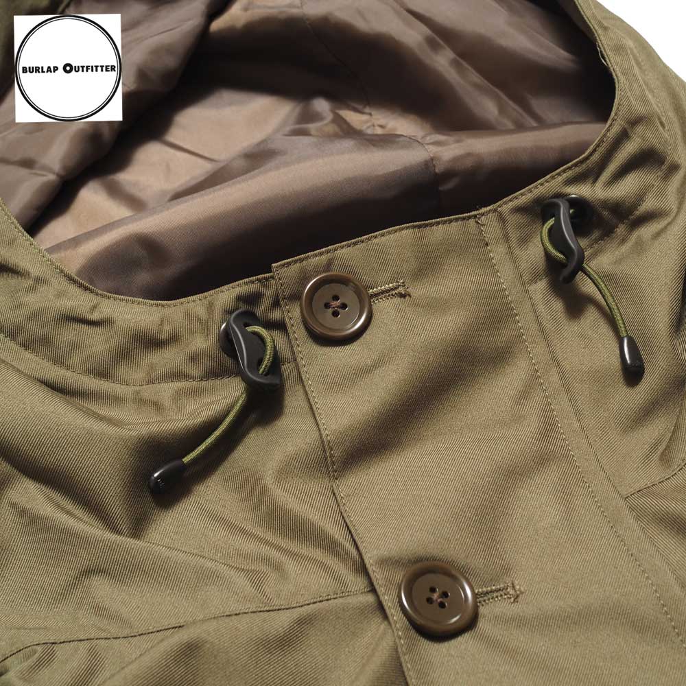 PLW CAGOULE / OLIVE DRAB / Burlap Outfitter �С���åץ����ȥե��å���
