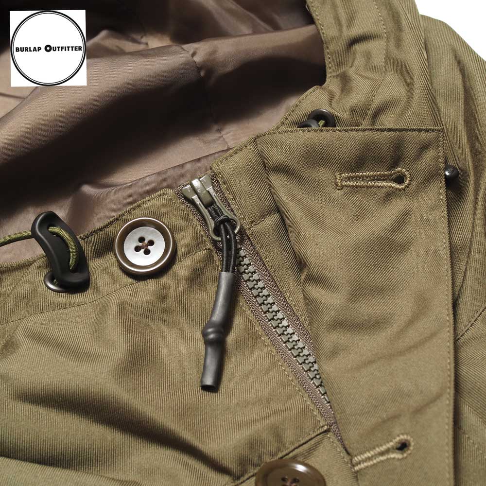 PLW CAGOULE / OLIVE DRAB / Burlap Outfitter �С���åץ����ȥե��å���