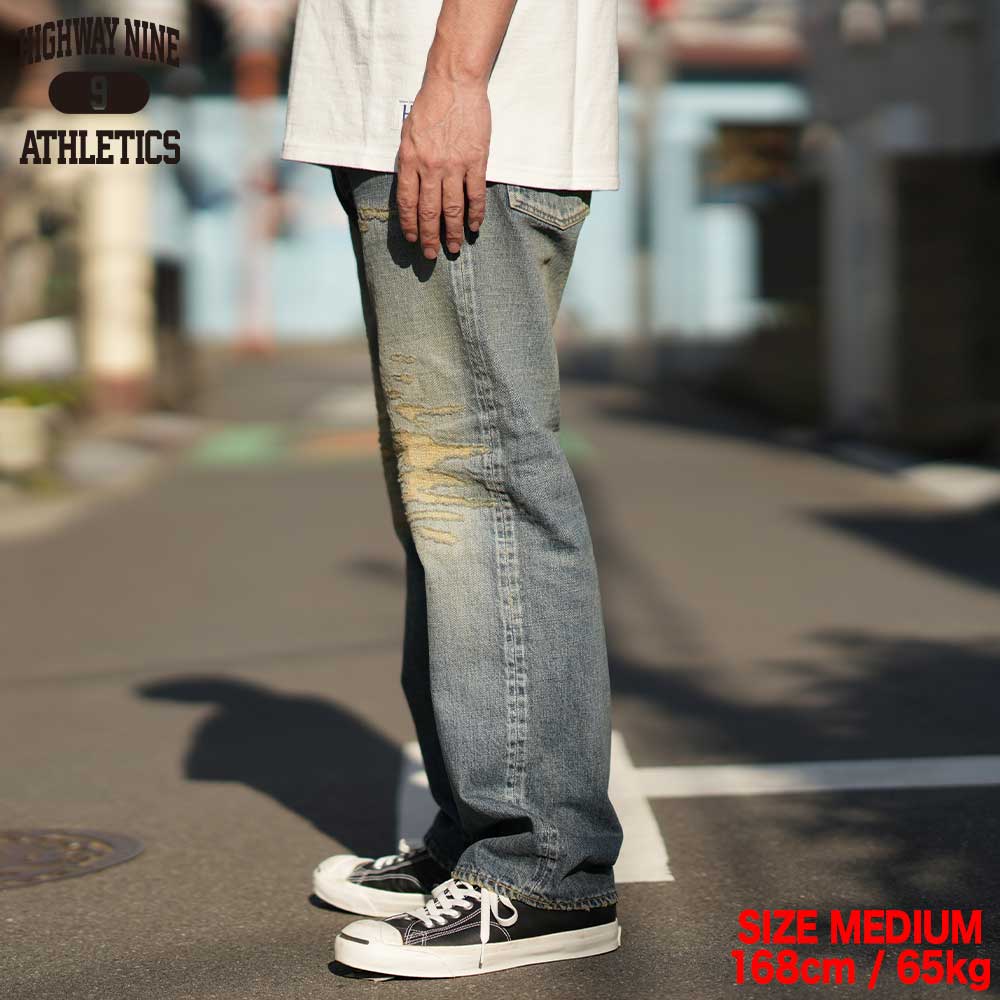 RED LINE 5POCKET LOOSE STRAIGHT HN010007 / REP4 / HIGHWAY NINE �ϥ��������ʥ���