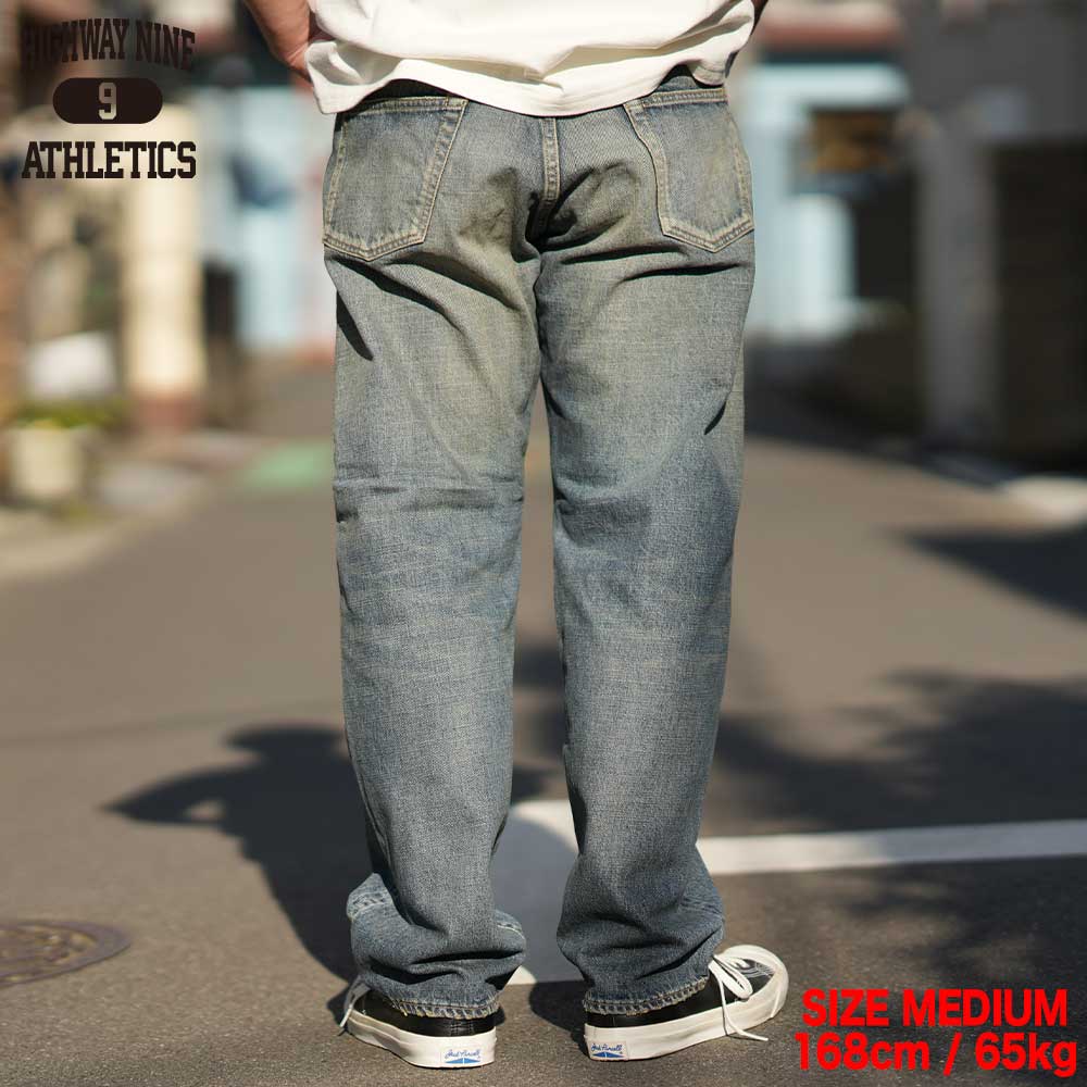 RED LINE 5POCKET LOOSE STRAIGHT HN010007 / REP4 / HIGHWAY NINE �ϥ��������ʥ���