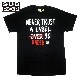 SUB POP ���֥ݥå� S/S PRINT TEE  NEVER TRUST / BLACK