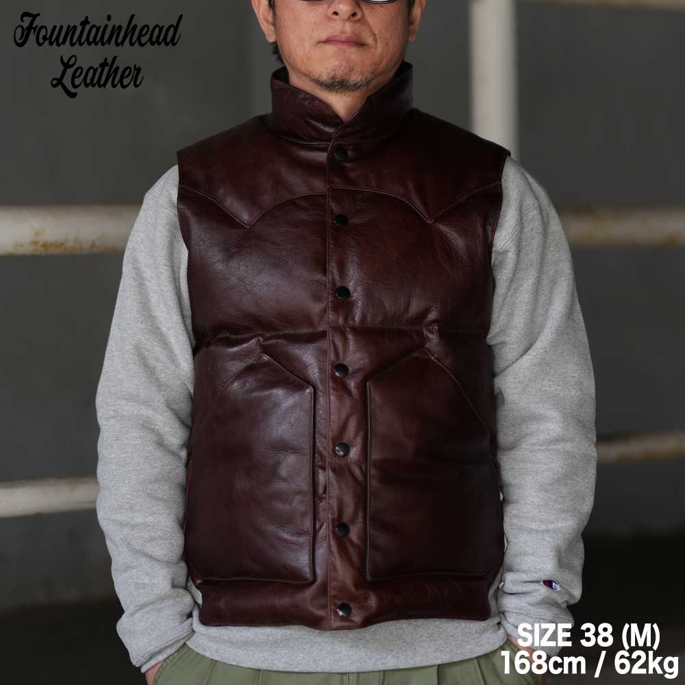 2025AWͽ���� / ETA (34-42) / BROWN / FOUNTAINHEAD LEATHER �ե�����ƥ�إåɥ쥶��