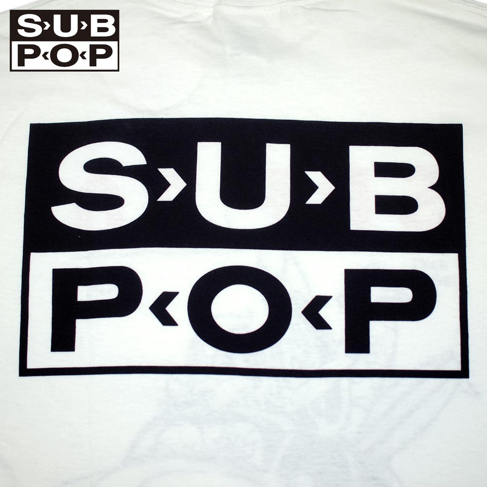 SUB POP ���֥ݥå� S/S PRINT TEE  SPF30 / WHITE