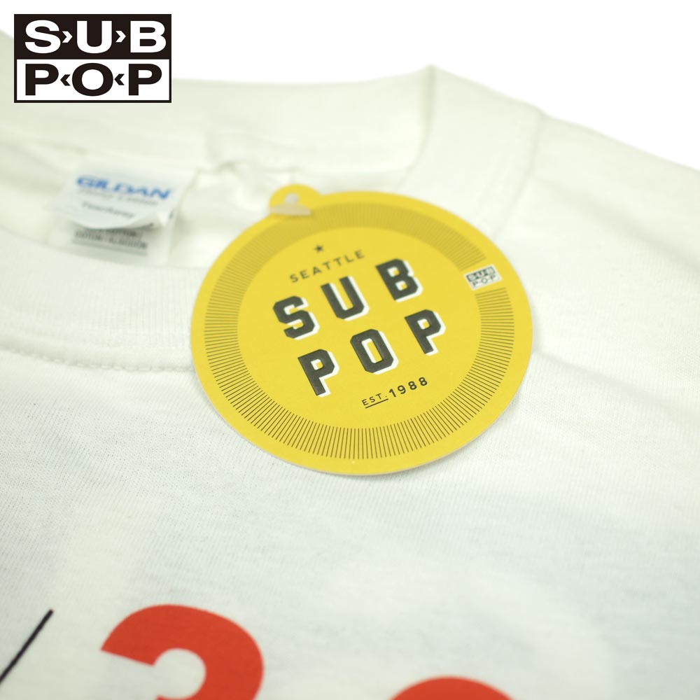 SUB POP ���֥ݥå� S/S PRINT TEE  SPF30 / WHITE