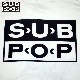 SUB POP ���֥ݥå� S/S PRINT TEE  SPF30 / WHITE