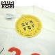 SUB POP ���֥ݥå� S/S PRINT TEE  SPF30 / WHITE