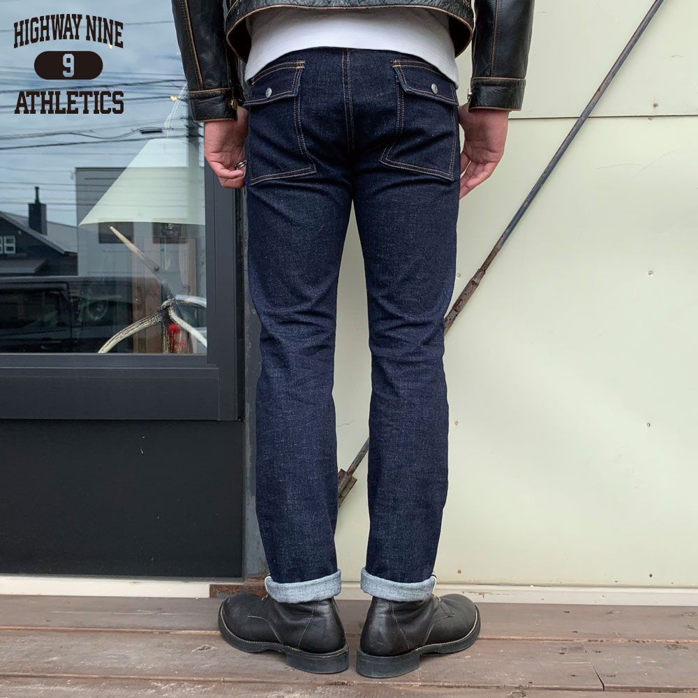 STRETCH RED LINE BUSH STRAIGHT / INDIGO / HIGHWAY NINE �ϥ��������ʥ���