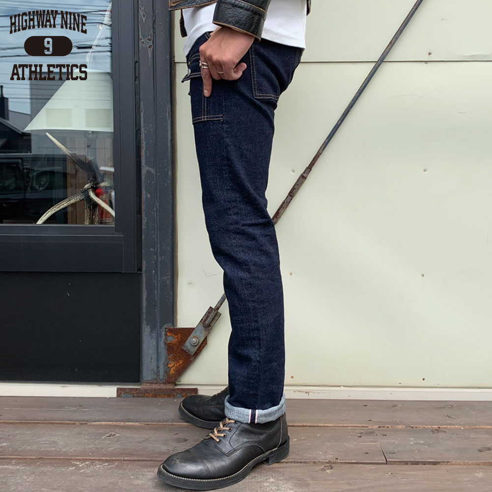 STRETCH RED LINE BUSH STRAIGHT / INDIGO / HIGHWAY NINE �ϥ��������ʥ���