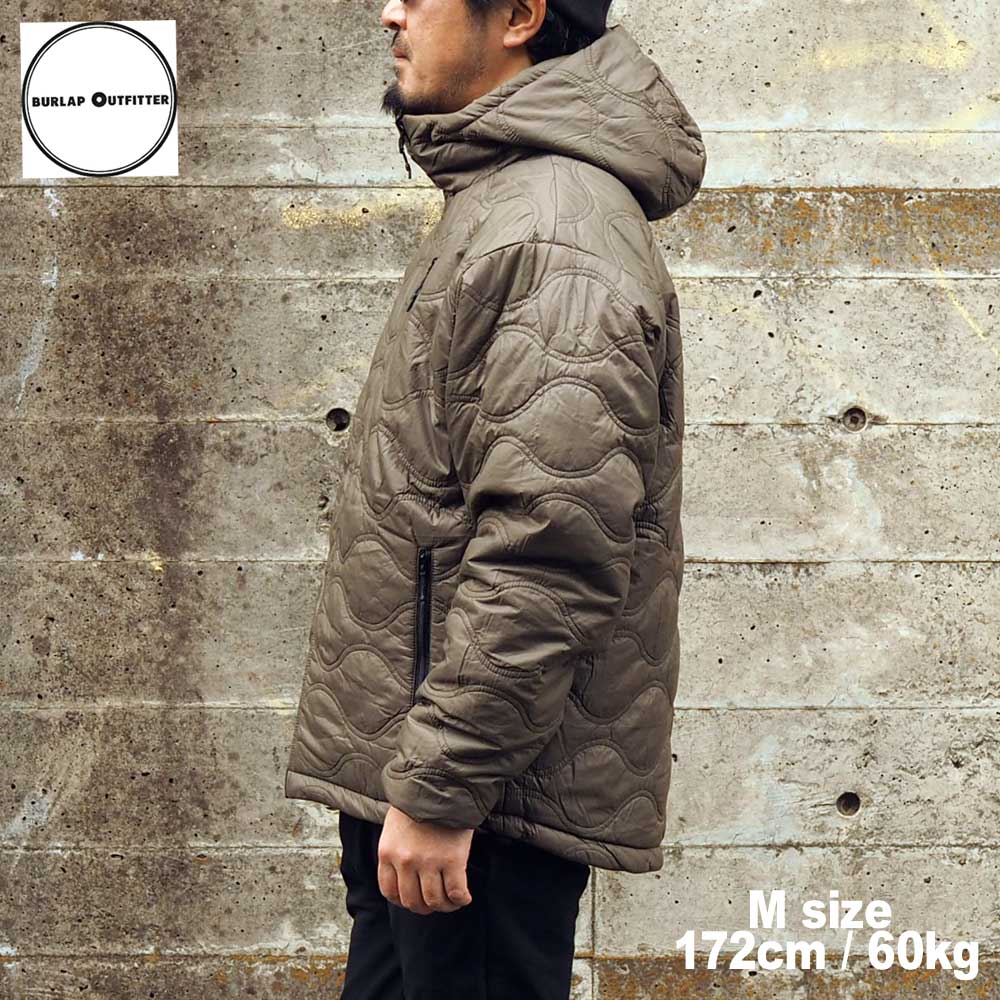 REVERSIBLE PRIMLAOFT HOODIE / COYOTE/DK.TAUPE / Burlap Outfitter �С���åץ����ȥե��å���