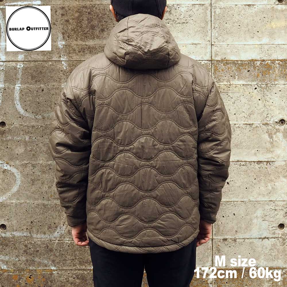 REVERSIBLE PRIMLAOFT HOODIE / COYOTE/DK.TAUPE / Burlap Outfitter �С���åץ����ȥե��å���