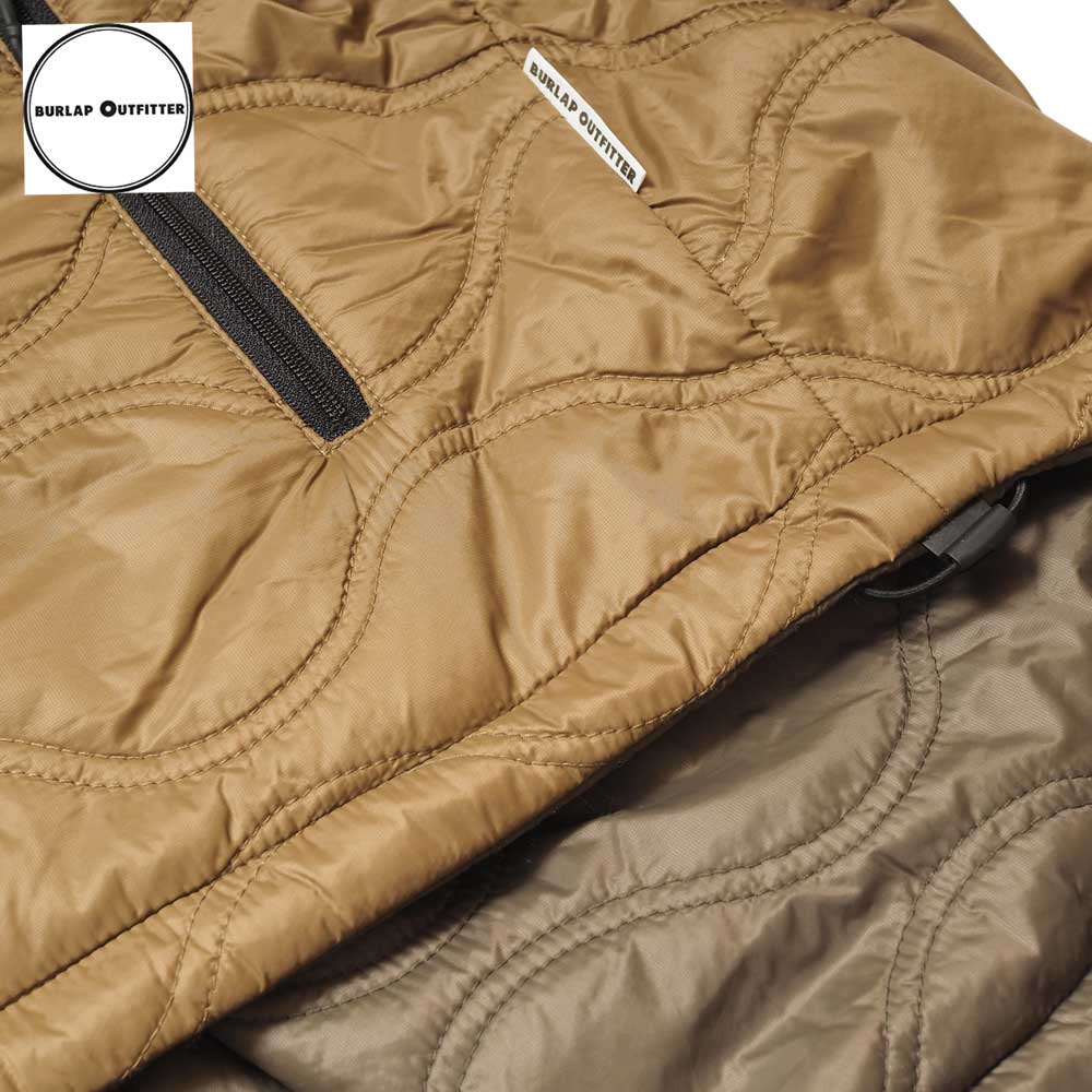 REVERSIBLE PRIMLAOFT HOODIE / COYOTE/DK.TAUPE / Burlap Outfitter �С���åץ����ȥե��å���