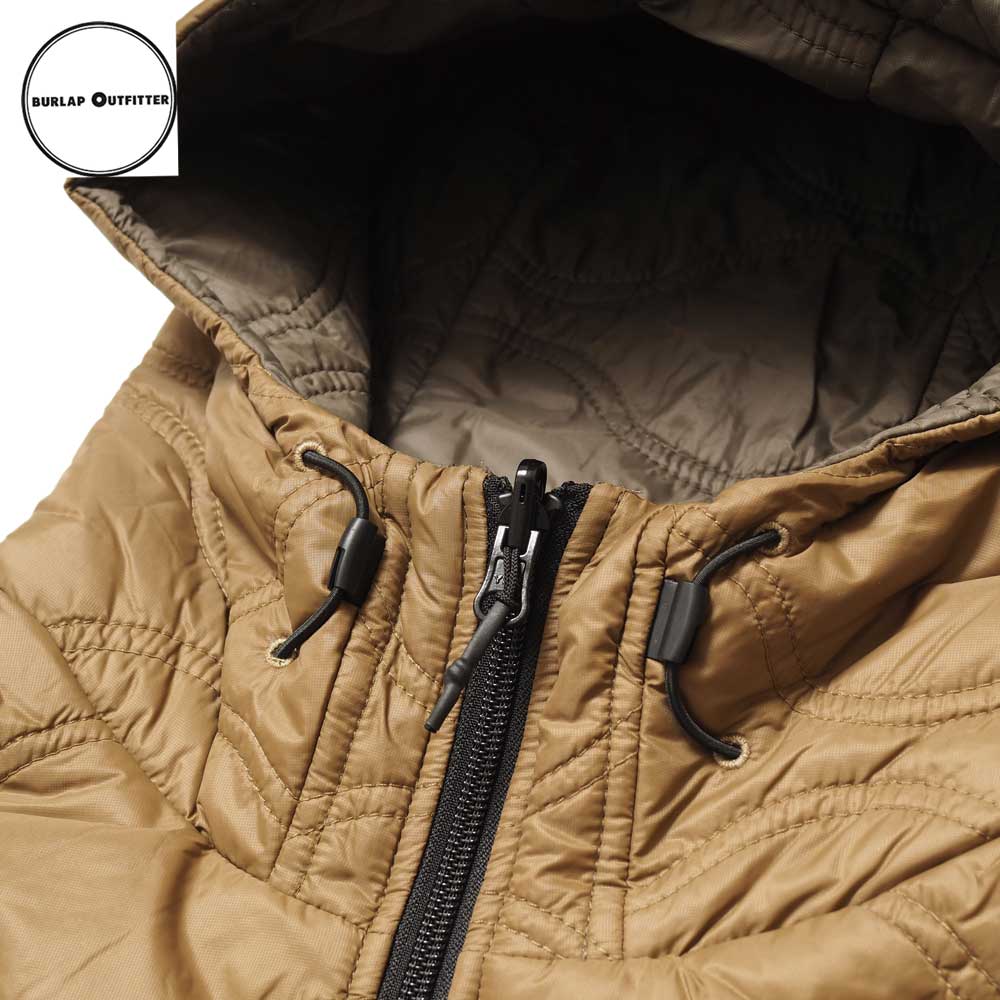 REVERSIBLE PRIMLAOFT HOODIE / COYOTE/DK.TAUPE / Burlap Outfitter �С���åץ����ȥե��å���