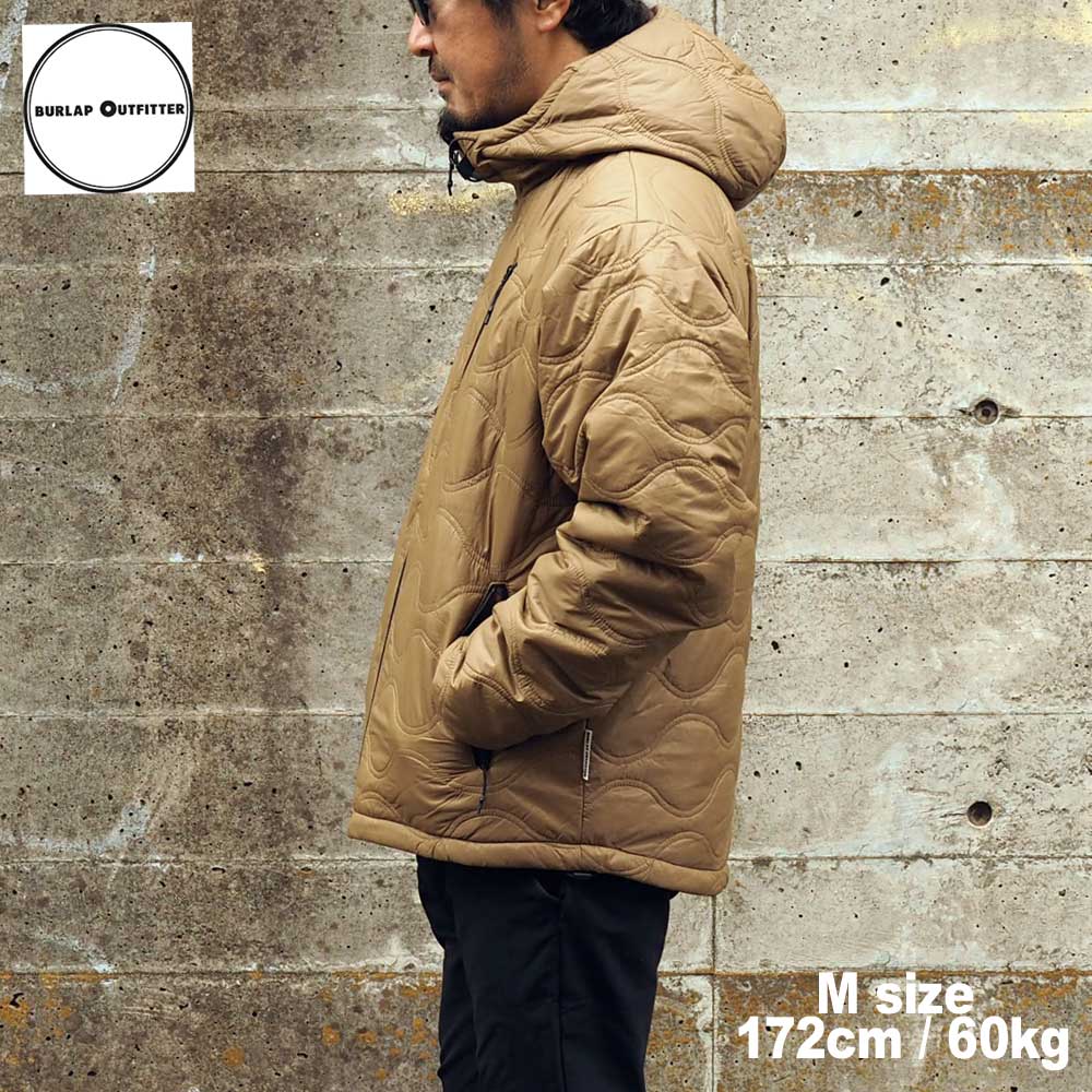 REVERSIBLE PRIMLAOFT HOODIE / COYOTE/DK.TAUPE / Burlap Outfitter �С���åץ����ȥե��å���