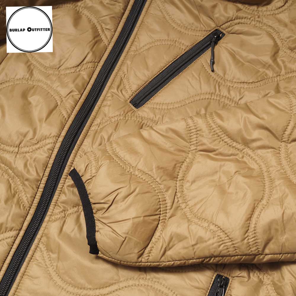 REVERSIBLE PRIMLAOFT HOODIE / COYOTE/DK.TAUPE / Burlap Outfitter �С���åץ����ȥե��å���