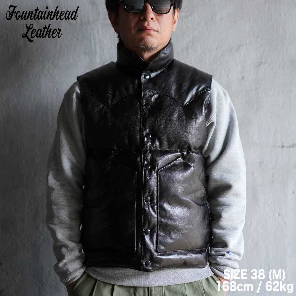 2025AWͽ���� / ETA (34-42) / BLACK  / FOUNTAINHEAD LEATHER �ե�����ƥ�إåɥ쥶��