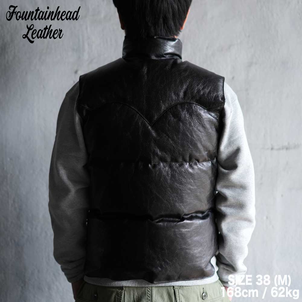 2025AWͽ���� / ETA (34-42) / BLACK  / FOUNTAINHEAD LEATHER �ե�����ƥ�إåɥ쥶��