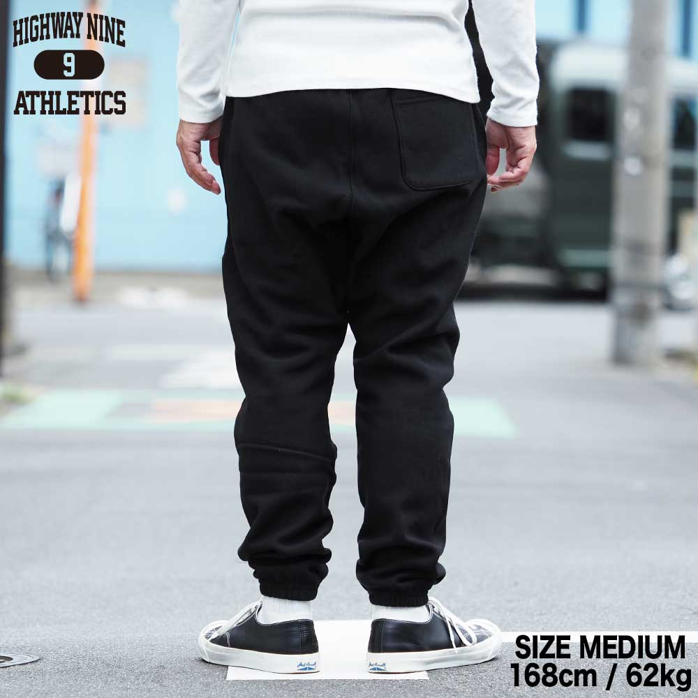 12.5oz ΢���� SWEAT PANTS / BLACK / HIGHWAY NINE �ϥ��������ʥ���
