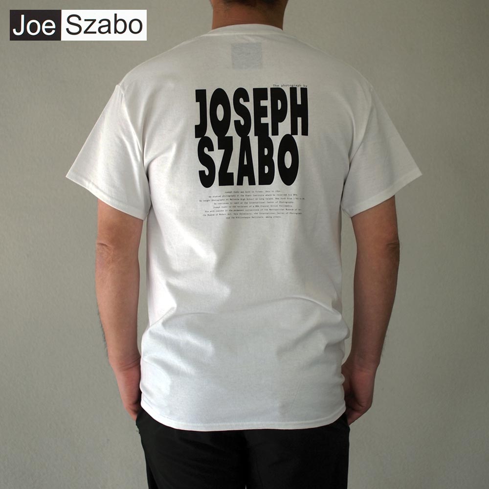 JOSEPH SZABO ���祼�ա��������� PHOTO PRINT S/S PTINT-T����� / WHITE