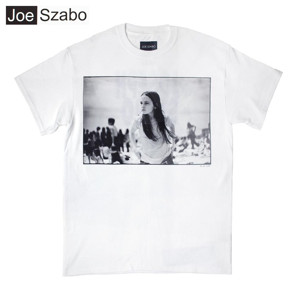 JOSEPH SZABO ���祼�ա��������� PHOTO PRINT S/S PTINT-T����� / WHITE
