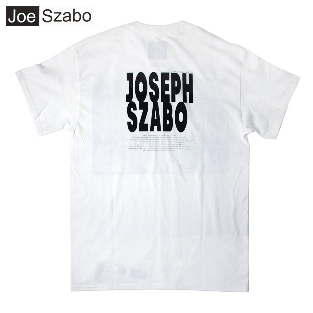 JOSEPH SZABO ���祼�ա��������� PHOTO PRINT S/S PTINT-T����� / WHITE
