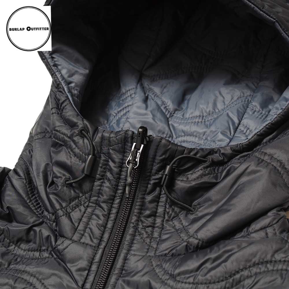 REVERSIBLE PRIMLAOFT HOODIE / BLACK/CHARCOAL / Burlap Outfitter �С���åץ����ȥե��å���