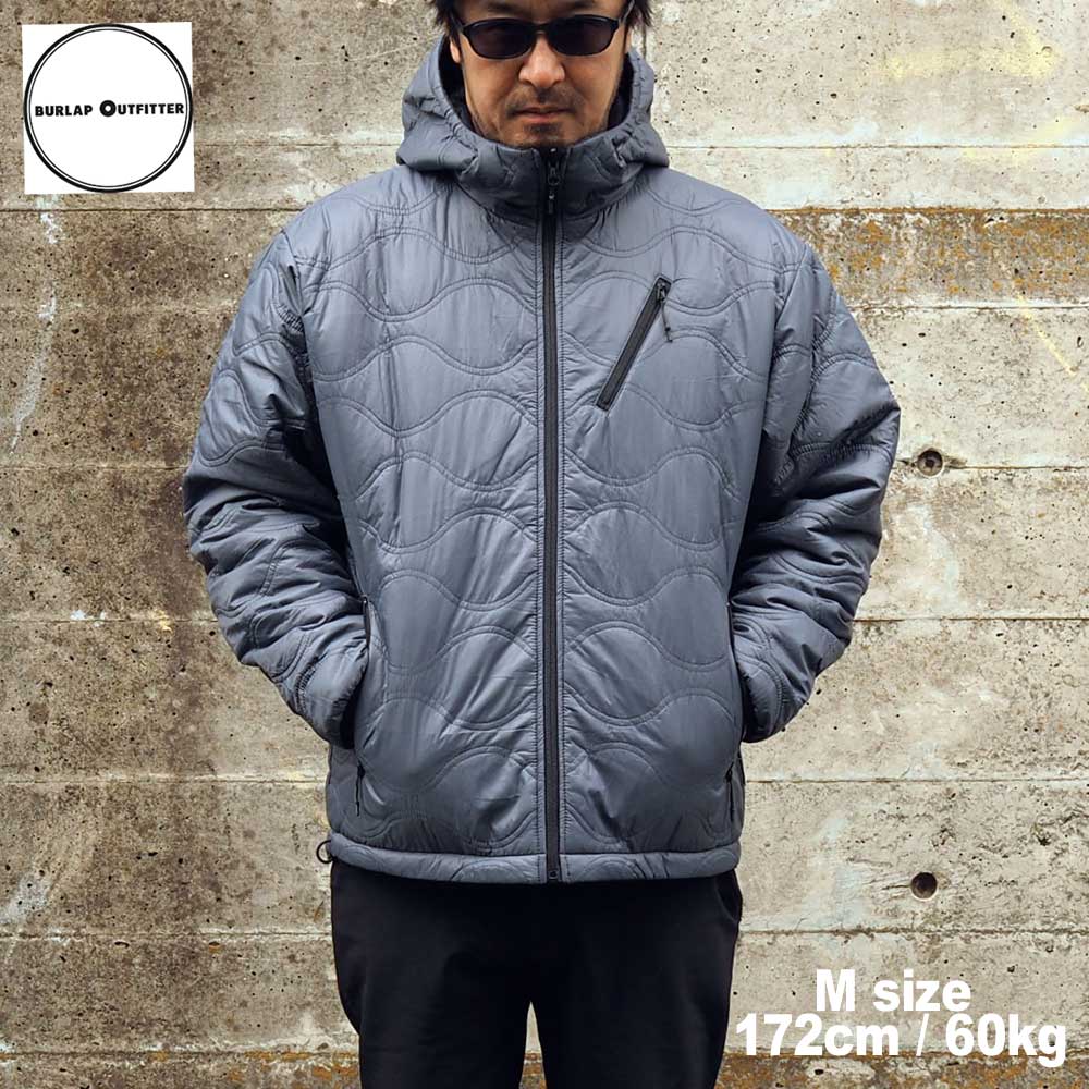 REVERSIBLE PRIMLAOFT HOODIE / BLACK/CHARCOAL / Burlap Outfitter �С���åץ����ȥե��å���