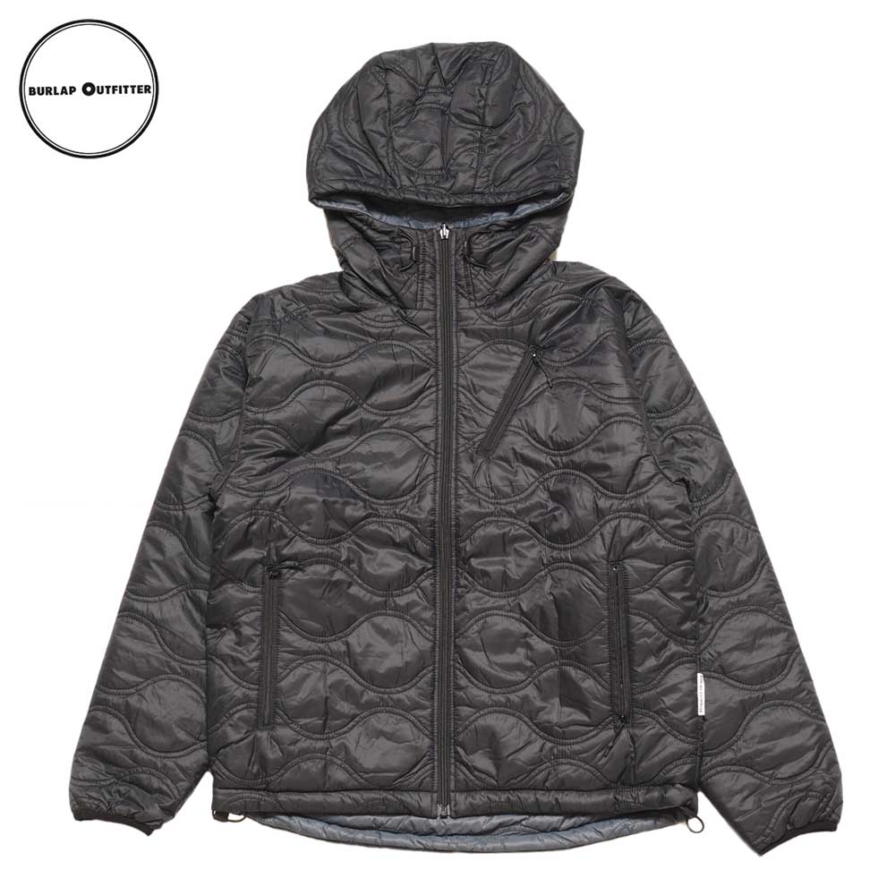 REVERSIBLE PRIMLAOFT HOODIE / BLACK/CHARCOAL / Burlap Outfitter �С���åץ����ȥե��å���