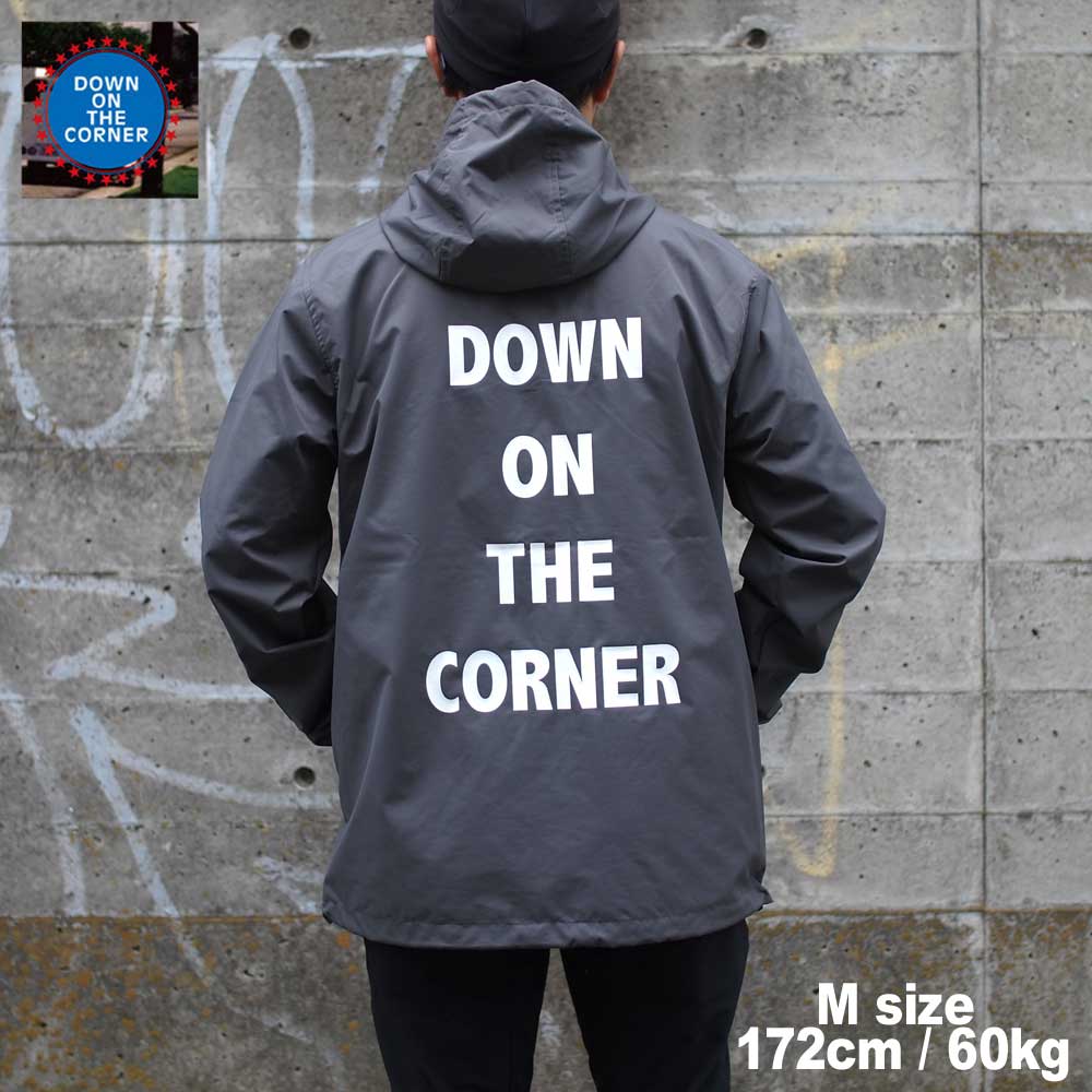 DOWN ON THE CORNER �����󥪥󥶥����ʡ� WATER PROOF ANORAK / GRAY