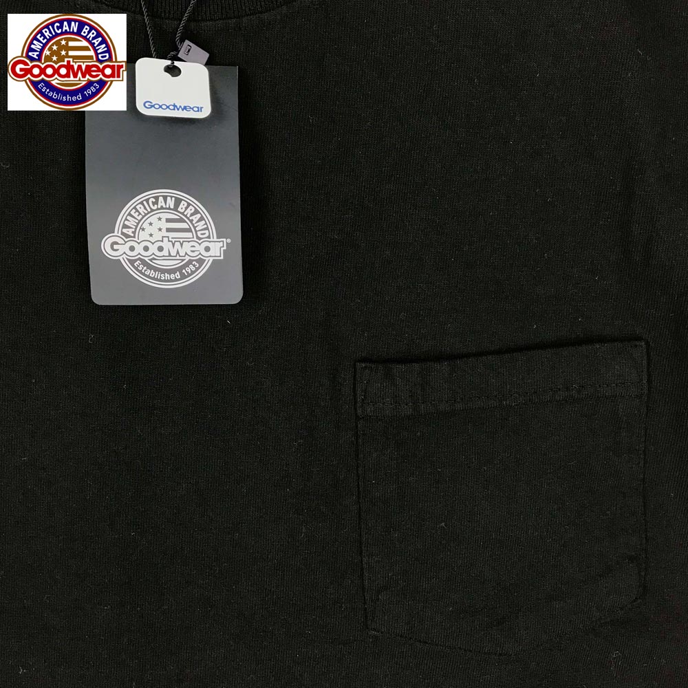 GOODWEAR åɥ SS POCKET Tee /  BLACK