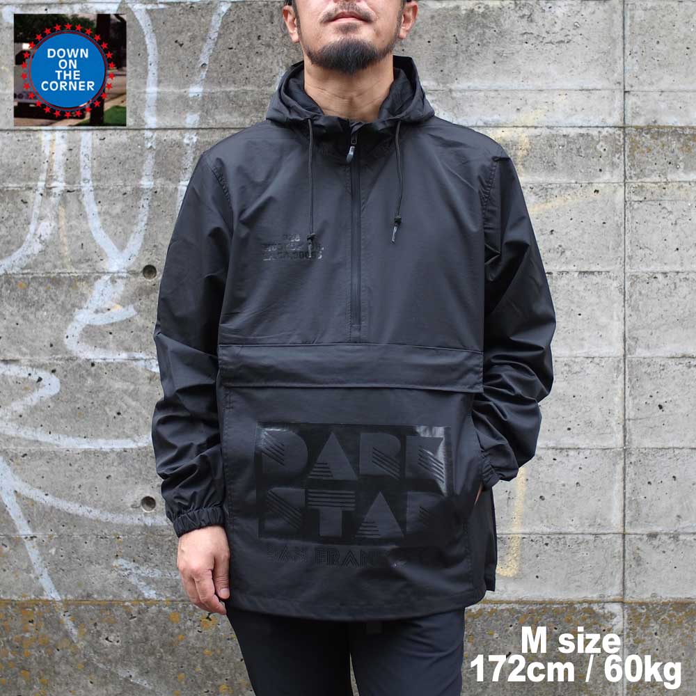 DOWN ON THE CORNER �����󥪥󥶥����ʡ� WATER PROOF ANORAK / BLACK