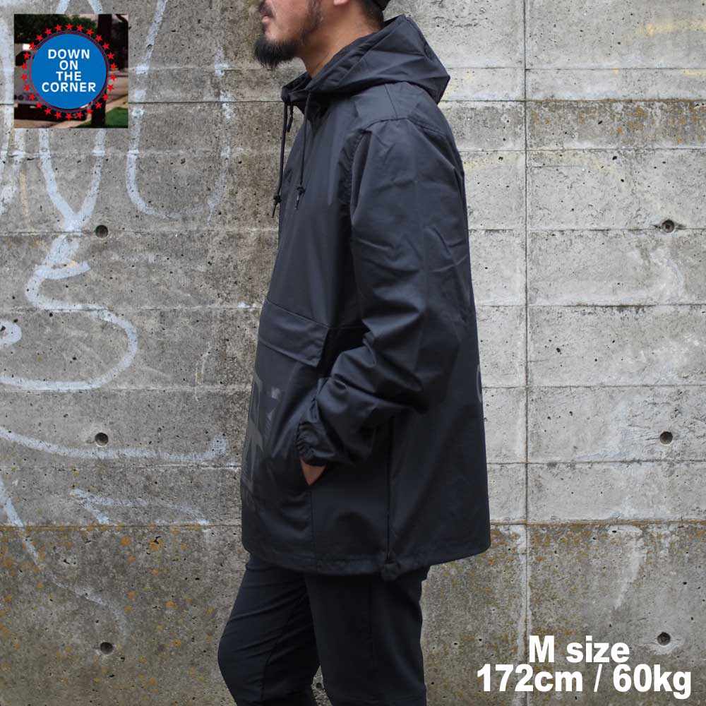 DOWN ON THE CORNER �����󥪥󥶥����ʡ� WATER PROOF ANORAK / BLACK