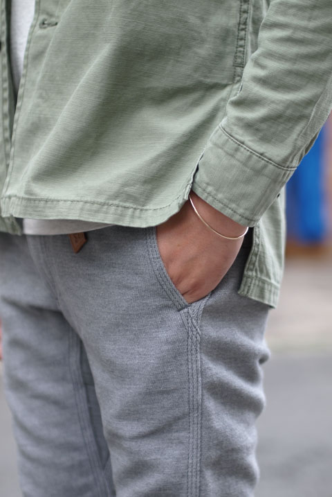 OVEROUT �����С������ȡ�MILITARY SHIRTS���ߥ꥿�꡼����� (OLIVE)