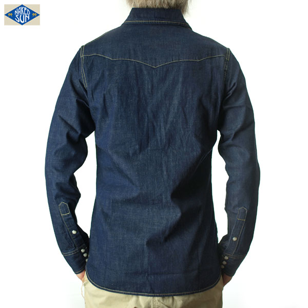 NAKED SUN �ͥ����åɥ��� 27MW DENIM WESTERN SHIRTS