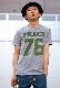 PUZZLE WORKS (�ѥ�������)��76 PEACE T-shirts 76 �ԡ����ԥ���� ����GRAY)