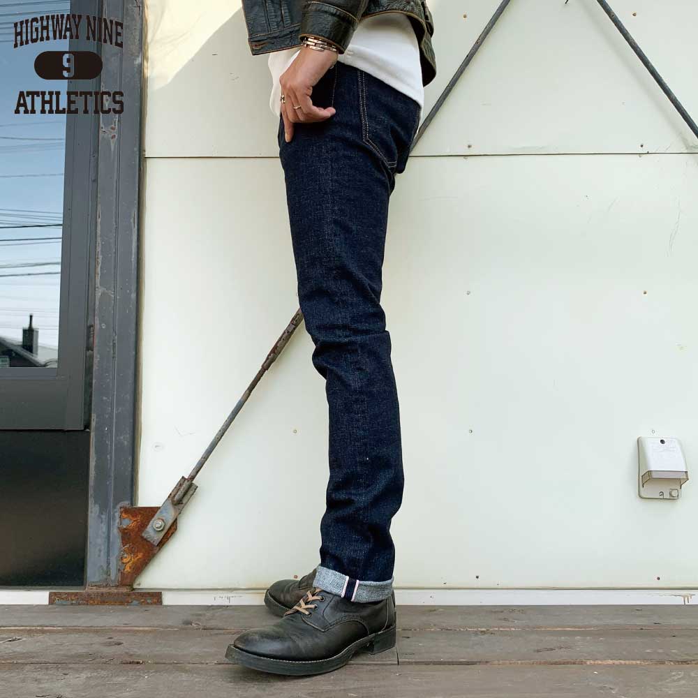 STRETCH RED LINE STRAIGHT / INDIGO / HIGHWAY NINE ϥʥ