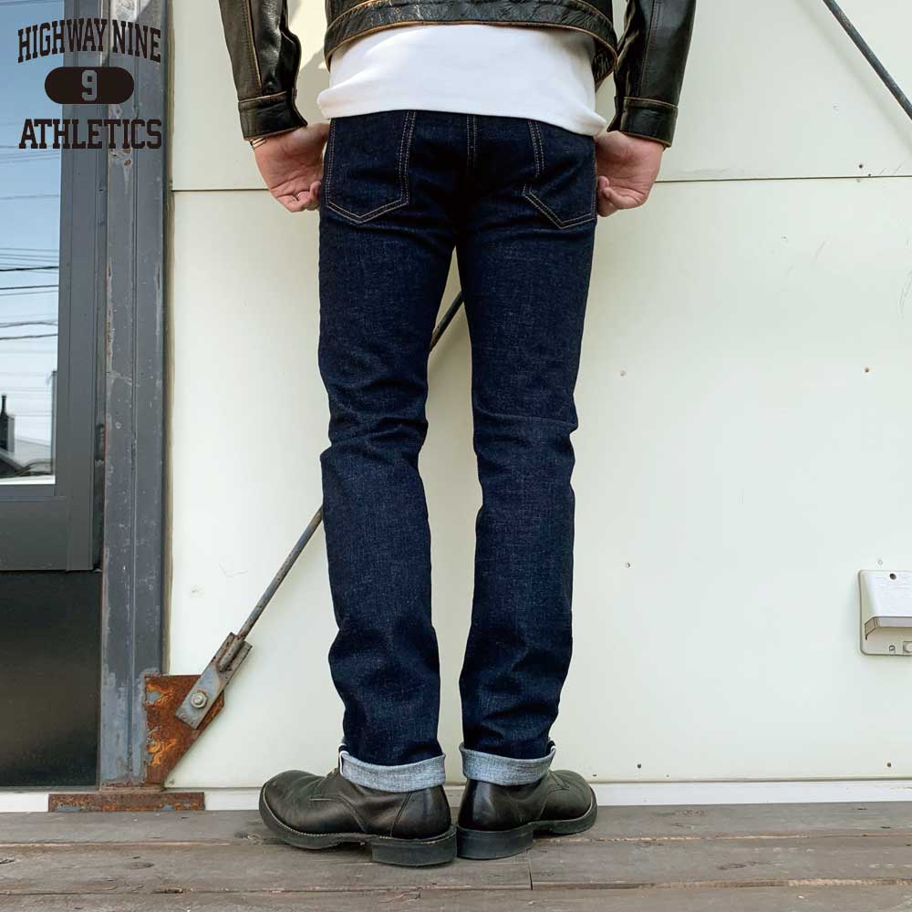 STRETCH RED LINE STRAIGHT / INDIGO / HIGHWAY NINE ϥʥ