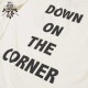 3/4 COTTON HEMP TEE SZ "GRATE SKODEAD" / WHITE / DOWN ON THE CORNER  �����󥪥󥶥����ʡ�