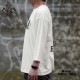 3/4 COTTON HEMP TEE SZ "GRATE SKODEAD" / WHITE / DOWN ON THE CORNER  �����󥪥󥶥����ʡ�