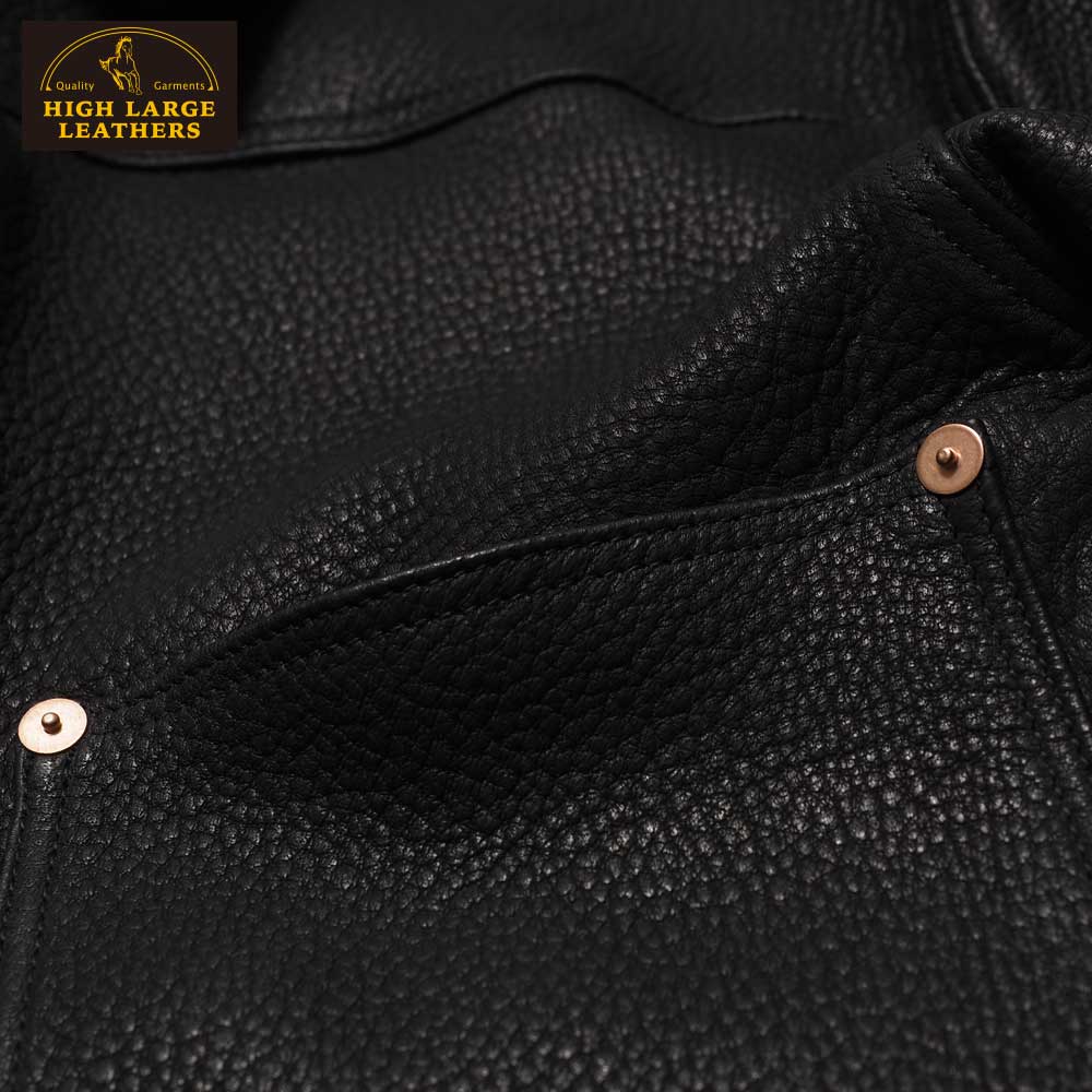 ͽ����2025SS 0003 Oklahoma City WWII WAPITI (34-44) / BLACK / HIGHLARGE LEATHERS �ϥ��顼���쥶����