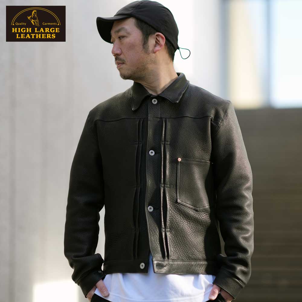 ͽ����2025SS 0003 Oklahoma City WWII WAPITI (34-44) / BLACK / HIGHLARGE LEATHERS �ϥ��顼���쥶����