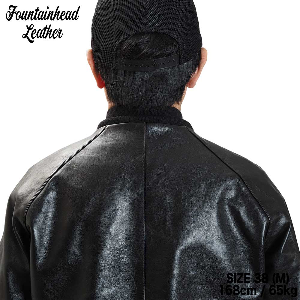 2025AWͽ / LAMBDA (34-42) / BLACK /  FOUNTAINHEAD LEATHER եƥإåɥ쥶