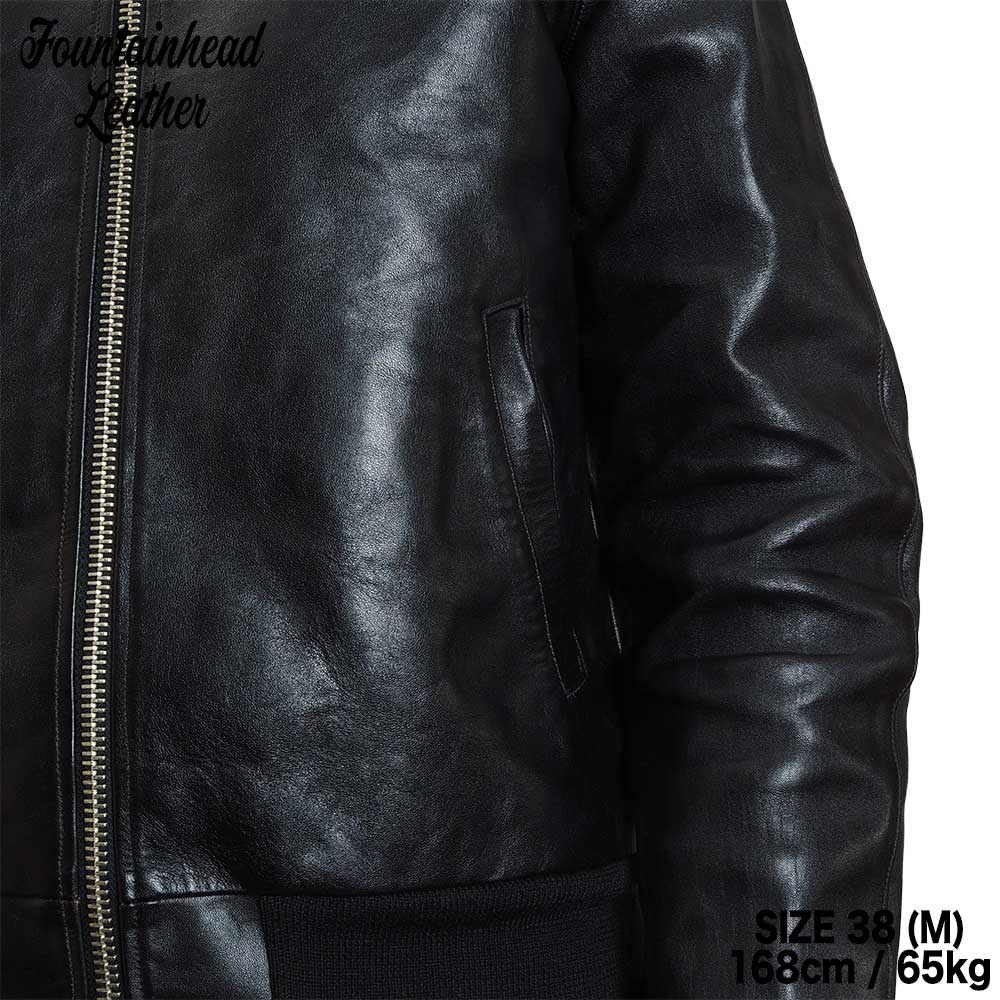 2025AWͽ / LAMBDA (34-42) / BLACK /  FOUNTAINHEAD LEATHER եƥإåɥ쥶