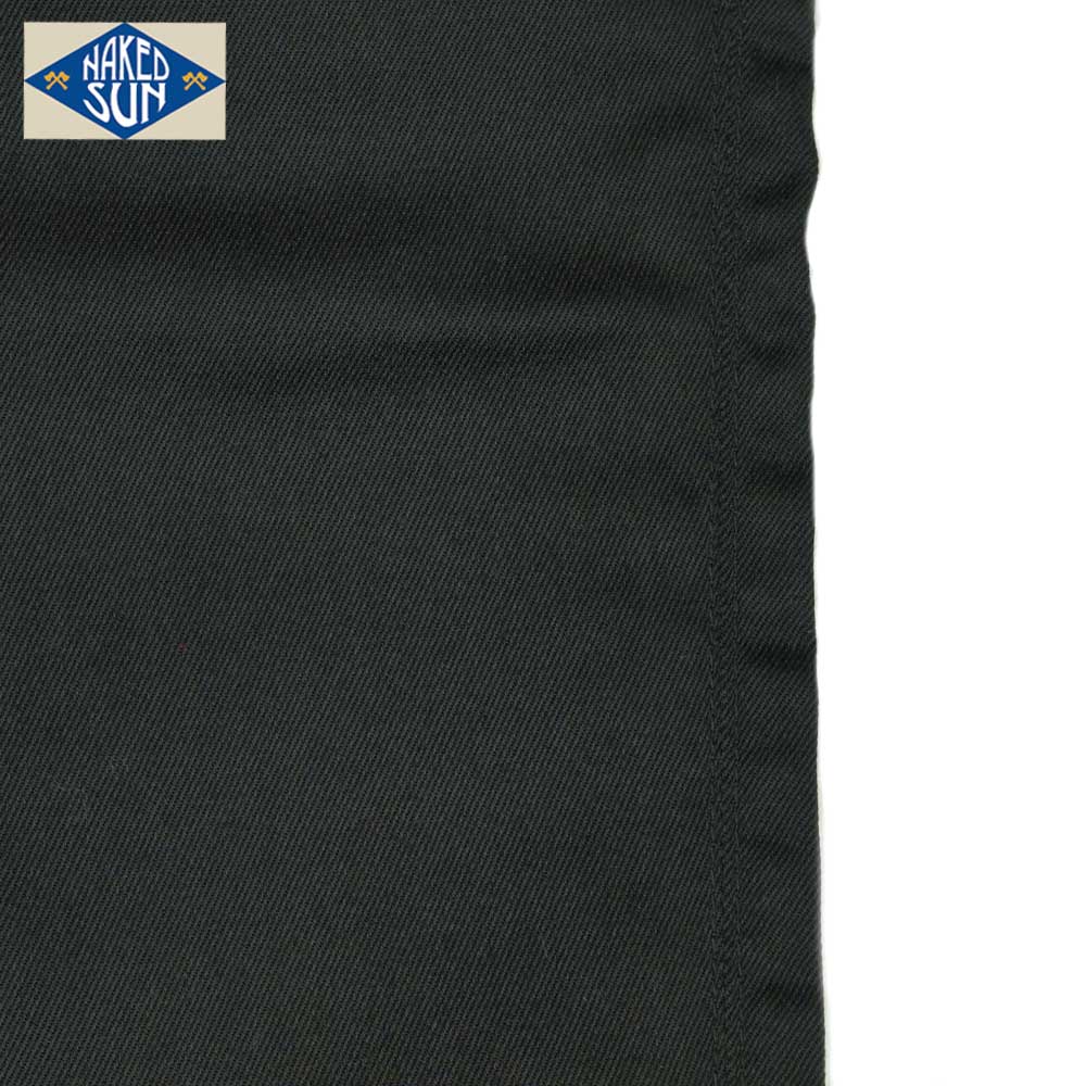 NAKED SUN GENERAL EDGED TROUSERS / BLACK