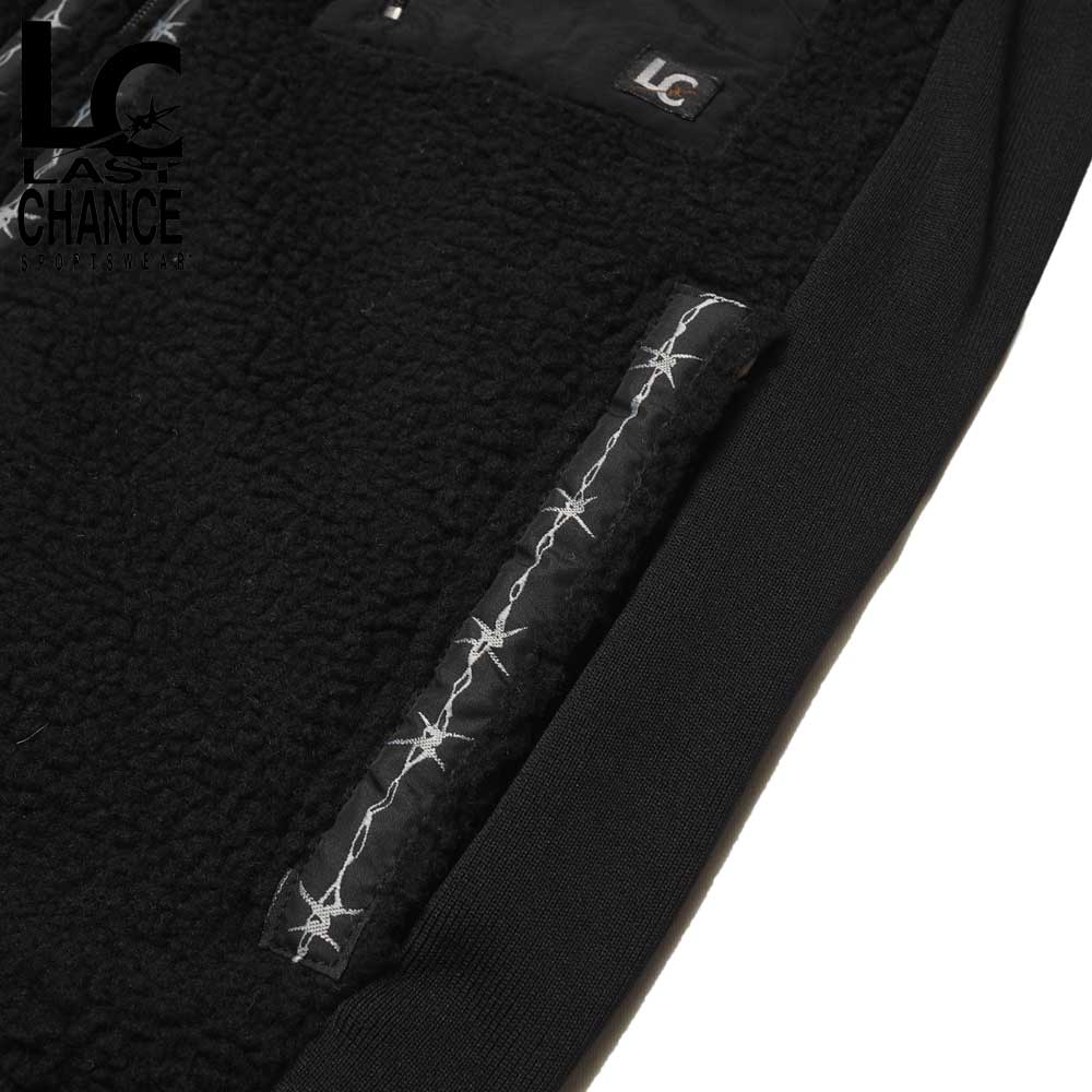 Last Chance �饹�ȥ���� RETRO BOA FULL ZIP VEST / BLACK