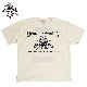 S/S COTTON HEMP TEE SZ "GOOD LIFE" / WHITE / DOWN ON THE CORNER  �����󥪥󥶥����ʡ�