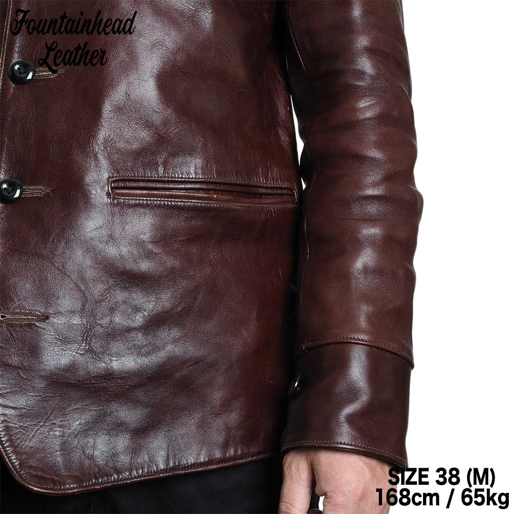 2025AWͽ/ MU (34-42) / BROWN /  FOUNTAINHEAD LEATHER եƥإåɥ쥶