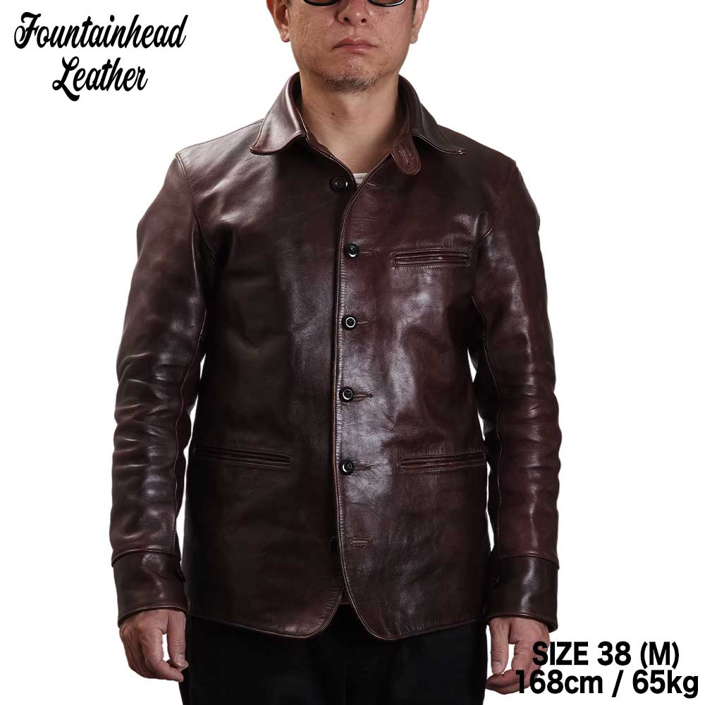 2025AWͽ/ MU (34-42) / BROWN /  FOUNTAINHEAD LEATHER եƥإåɥ쥶