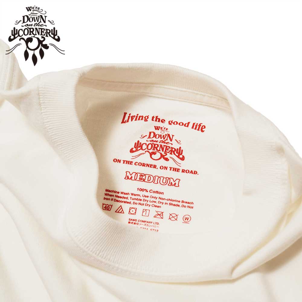 S/S TEE "I NEED A MIRACLE" / VANILLA WHITE / DOWN ON THE CORNER  �����󥪥󥶥����ʡ�