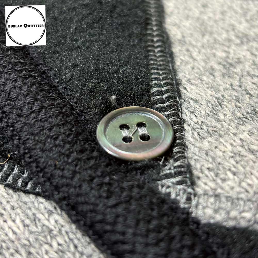 ARGYLE FLEECE CARDIGAN / H.GRAY/BLACK / Burlap Outfitter �С���åץ����ȥե��å���