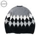ARGYLE FLEECE CARDIGAN / H.GRAY/BLACK / Burlap Outfitter �С���åץ����ȥե��å���